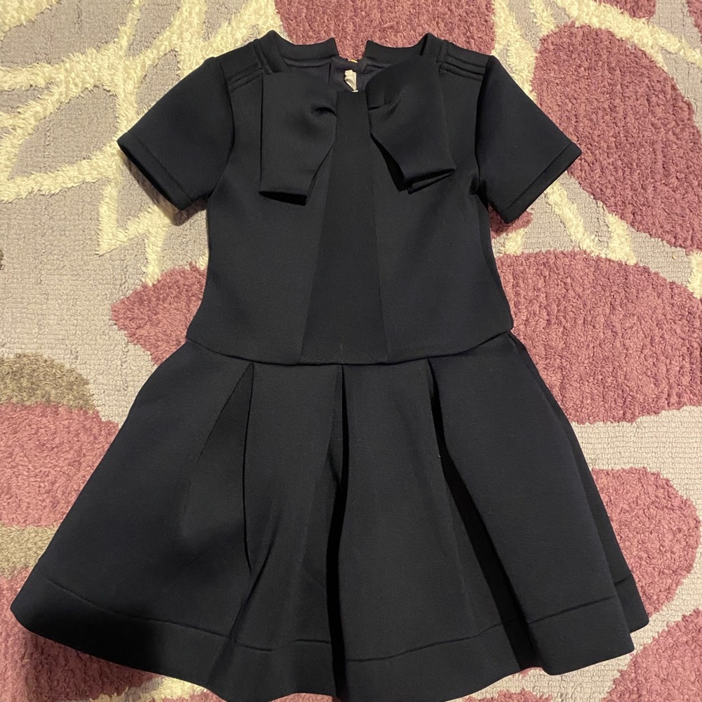 EUC deux par deux size 4 navy scuba dress